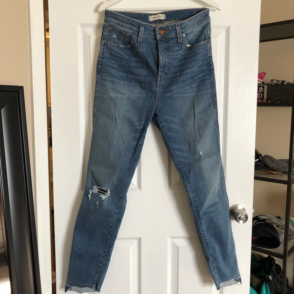 Madewell LIKE NEW curvy high rise skinny jeans